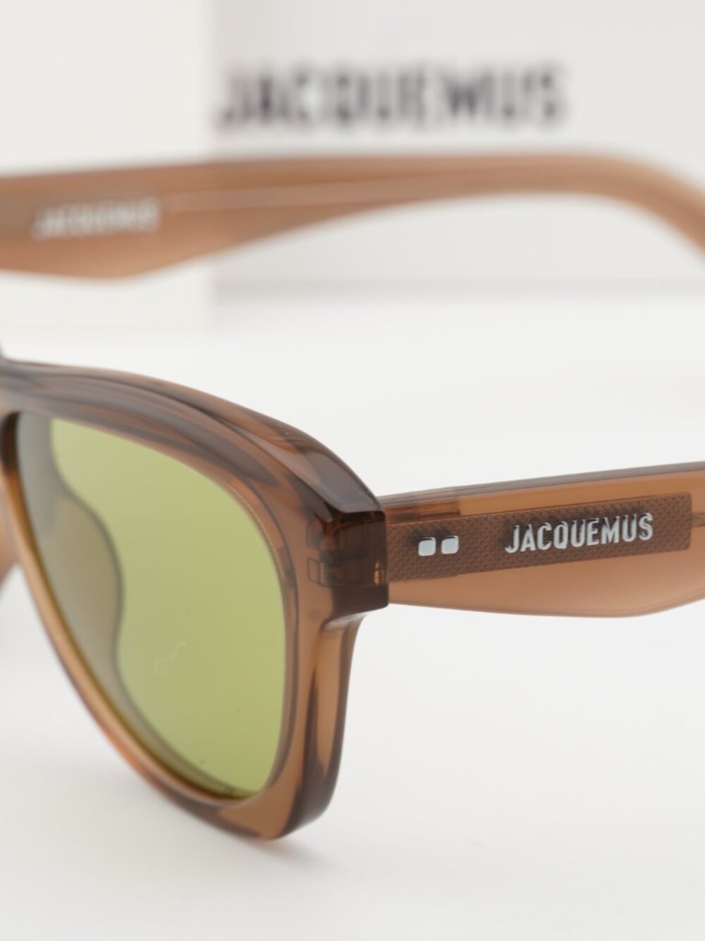 Jacquemus PALMIER JAC/59 C2 Cat Eye Sunglasses - Brown / Green - Picture 3 of 11